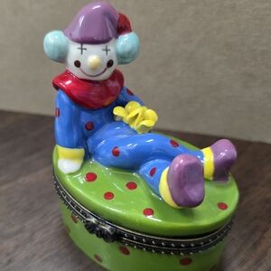 Colorful Clown Jewelry Box